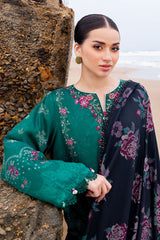 GARLAND WHISPER-3PC SATIN PRINTED SUIT