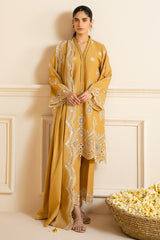 MEADOW GOLD-3PC CHIKANKARI SUIT