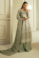 MUTED MIRAGE-3PC (SHIRT,TROUSER & DUPATTA)