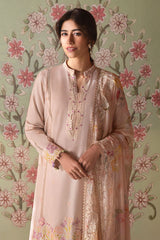 CORAL CARNATION-3PC (SHIRT, TROUSER & DUPATTA)