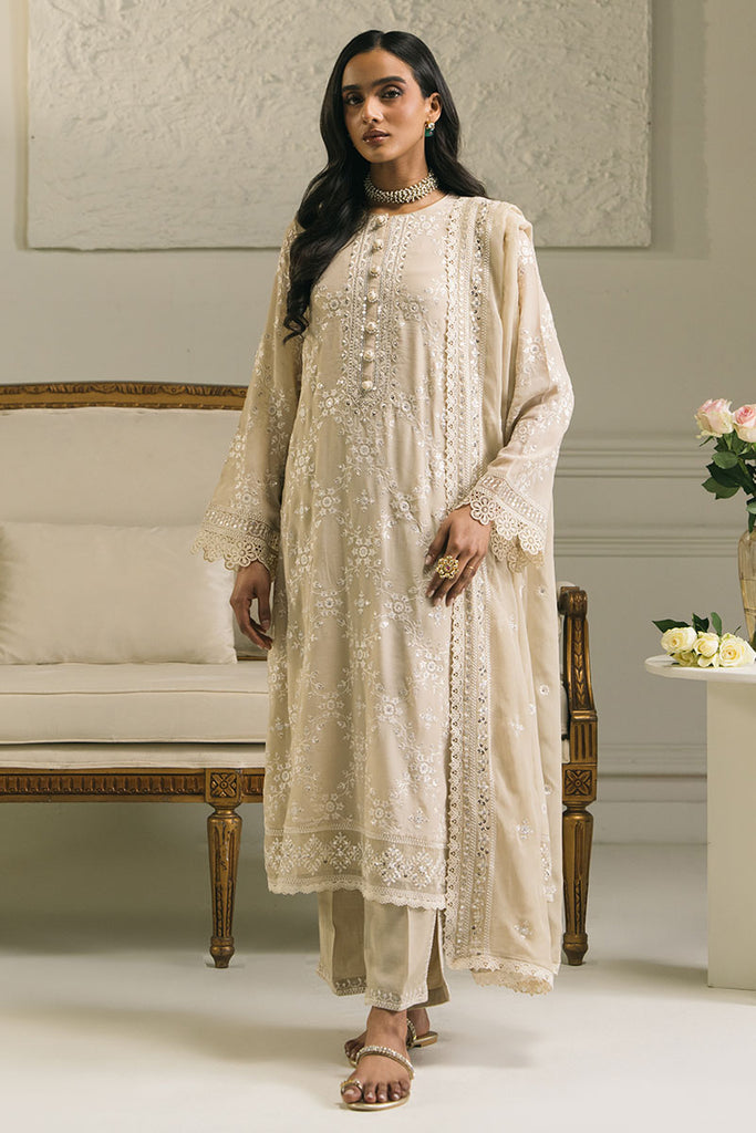 ORNATE BLOOM-3 PC (SHIRT, DUPATTA & TROUSER)