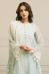 MINT FLO-3 PC (SHIRT, DUPATTA &TROUSER)