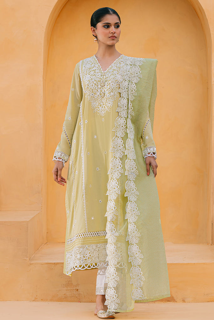 LIME WHISPER-2 PC (SHIRT & DUPATTA)