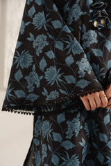 BLACK CHARM PRINTED LAWN SHIRT