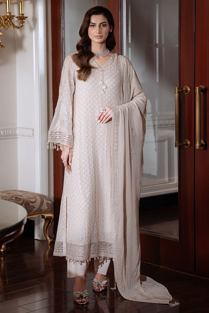 DUNE GRACE-3PC CHIFFON EMBROIDERED PRET