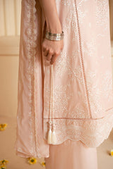 ROSY DUSK-3PC CHIKANKARI SUIT