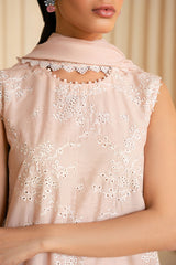 ROSY DUSK-3PC CHIKANKARI SUIT
