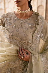 SILVER MIST-3PC SILK EMBROIDERED PRET