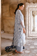 DREAM FLINT-3PC PRINTED LAWN SUIT