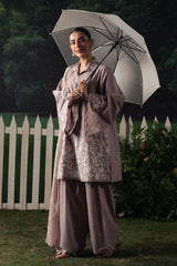 MAUVE WHISPER-3PC (SHIRT, TROUSER & DUPATTA)