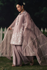MAUVE WHISPER-3PC (SHIRT, TROUSER & DUPATTA)