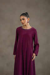 DUSTY PLUM-2PC (SHIRT & TROUSER)