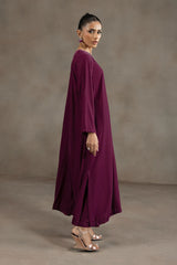 DUSTY PLUM-2PC (SHIRT & TROUSER)