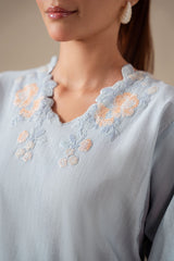 FROST BLUE-2PC (SHIRT & TROUSER)
