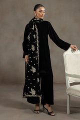 PEARL BLACK-SHAWL