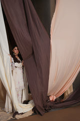 ALABASTER BLOOM-3PC KHADDAR EMBROIDERED SUIT