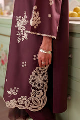SHADOW PERSE-3PC EMBROIDERED LAWN SUIT