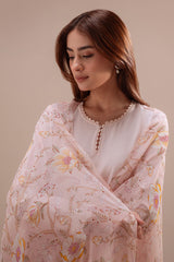 ROSE DUST-3PC (SHIRT, TROUSER & DUPATTA)