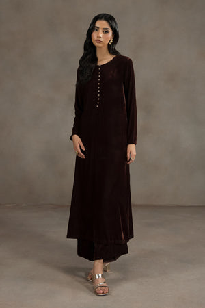 STONE BROWN-2PC (SHIRT & TROUSER)