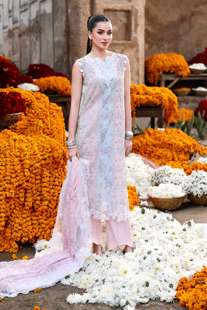 ROSE VEIL-3PC PRINTED LAWN SUIT