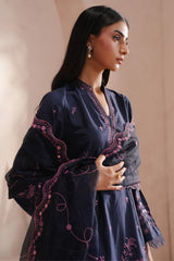 BLUE IRIS-3PC (SHIRT, SHALWAR & DUPATTA)