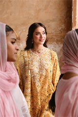 SUNLIT HUE-3PC PRINTED LAWN SUIT