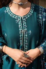 INDIGO MUSE-3PC MARINA EMBROIDERED SUIT