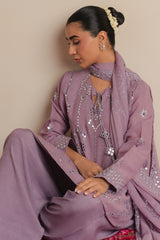 AMETHYST SHIMMER -3PC (SHIRT, SHALWAR & DUPATTA)