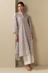 LAVENDER CLOUD-2PC (SHIRT & DUPATTA)