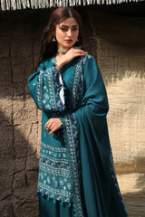 INDIGO MUSE-3PC MARINA EMBROIDERED SUIT