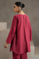 CORAL BLUSH-2PC (SHIRT & TROUSER)