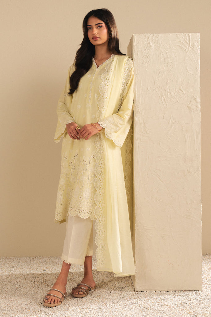 PASTEL SUNSHINE-2PC (SHIRT & DUPATTA)
