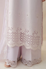 BLUSH BREEZE-3PC CHIKANKARI SUIT