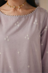ORCHID PETAL-3PC EMBROIDERED LAWN SUIT