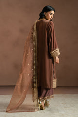 ASH ROSE-3PC (SHIRT, TROUSER & DUPATTA)