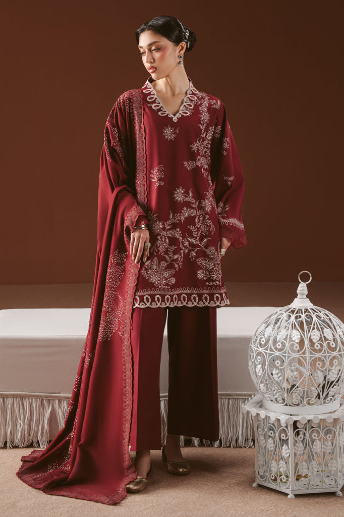SCARLET INK-3PC LINEN PRINTED SUIT