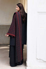 GARNET GRACE-3PC KHADDAR EMBROIDERED SUIT
