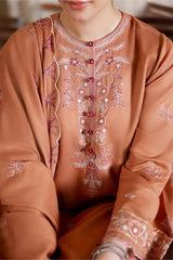 AUTUMN GLAZE-3PC MARINA EMBROIDERED SUIT