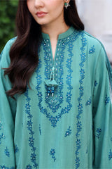 FLEUR WHISPER-3PC KHADDAR EMBROIDERED SUIT