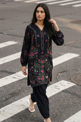 EBONY ESSENCE-2PC LINEN PRINTED SUIT