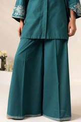 TEAL TAPESTRY-2 PC (SHIRT & TROUSER)