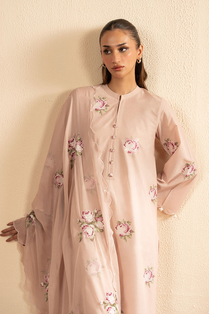 DUSTY PINK-2PC (SHIRT & DUPATTA)