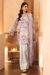 ORCHID GALORE-3 PIECE PRINTED SUIT