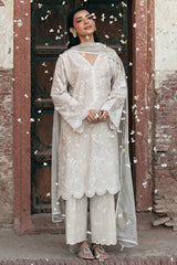 GARDEN CHARM-3PC CHIKANKARI SUIT