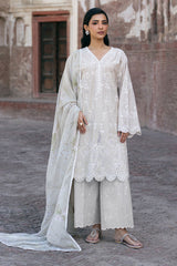 GARDEN CHARM-3PC CHIKANKARI SUIT