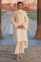 ECRU BREEZE-3PC CHIKANKARI SUIT