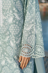 OCEAN SPRUCE-3PC CHIKANKARI SUIT