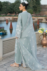 OCEAN SPRUCE-3PC CHIKANKARI SUIT