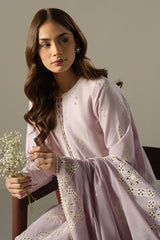 LILAC BLOOM-3PC CHIKANKARI SUIT