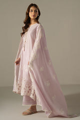 LILAC BLOOM-3PC CHIKANKARI SUIT